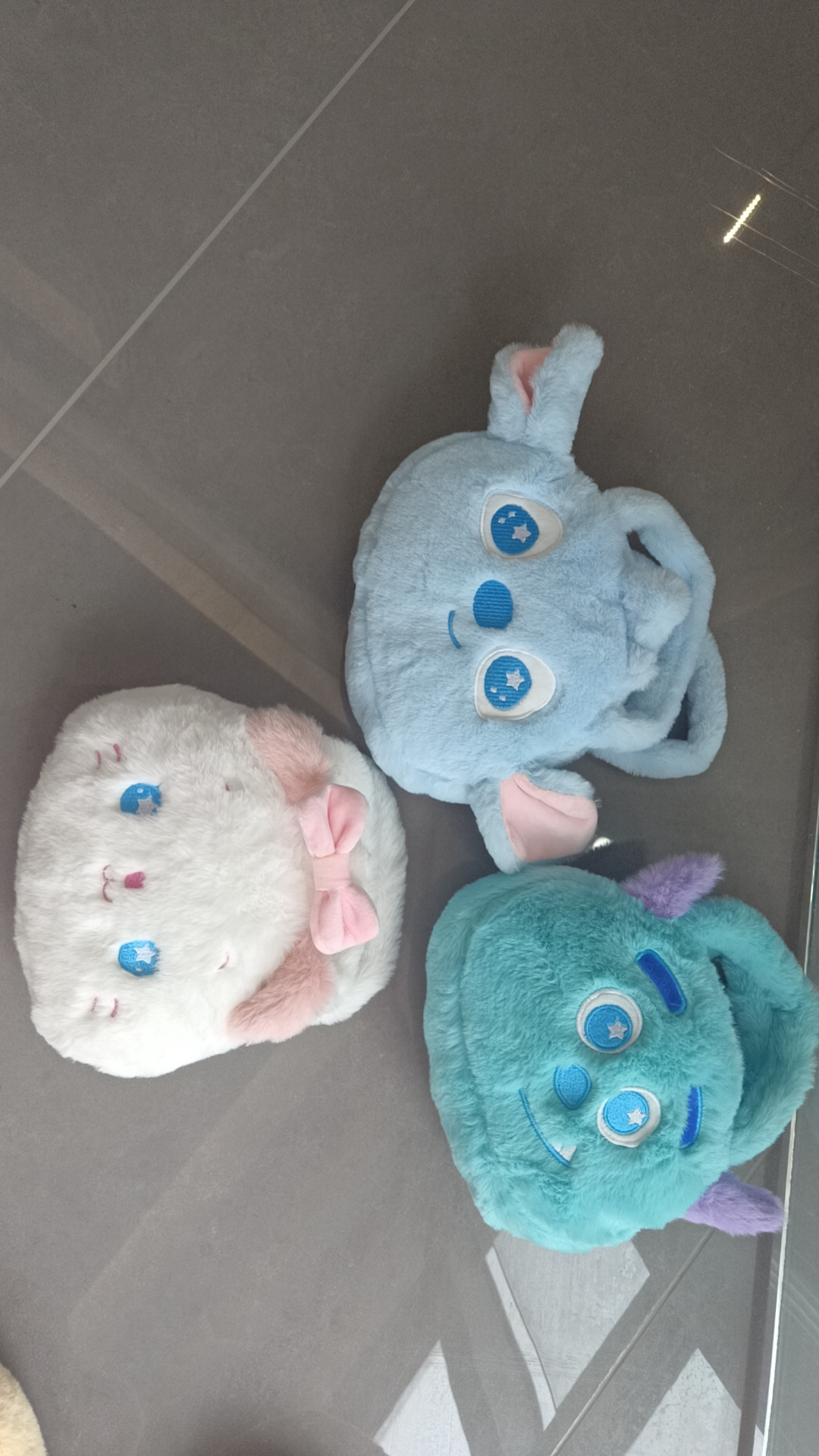 Videojuego ciudad agarrar máquina bolsa de felpa chica corazón niños dibujos animados lindo mochila color dopamina bolso al por mayor