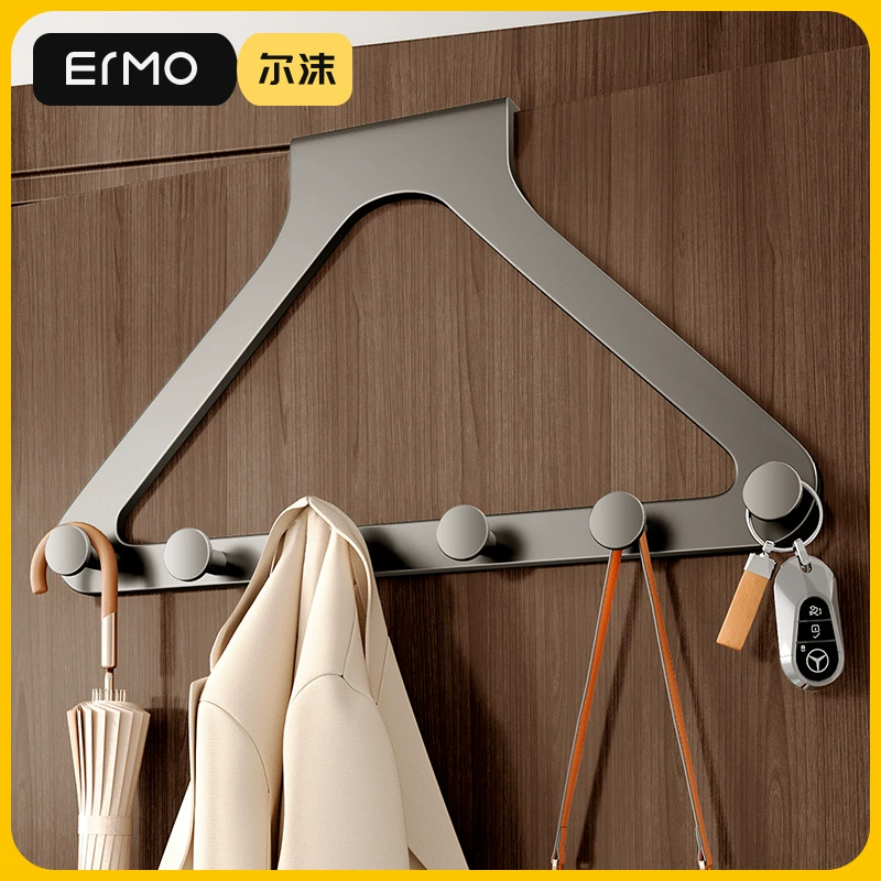 Кнопка за дверью клей вешалка для спальни без перфорации