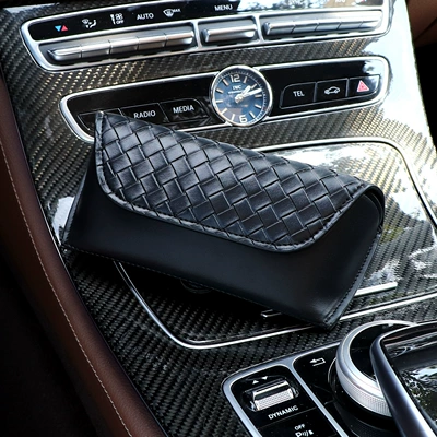 Car Glasses Clip/Bill Clip – Glasses Case Sun Visor Woven