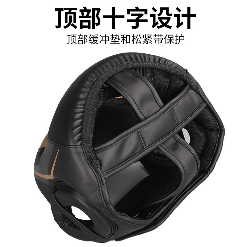Ceiling protector de cabeza de boxeo profesional entrenamiento para adultos Sanda protector de cabeza Taekwondo Muay Thai equipo de protección de lucha