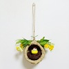 Bird's nest decoration simulation grass woven grass nest handmade outdoor small bird house outdoor pendant pendant coconut shell bird nest bird nest