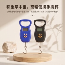 手提电子秤弹簧挂称快递买菜行李称家用小弹簧秤快递专用秤便携
