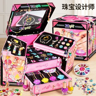 儿童手工diy串珠配件小饰品项链手链穿珠女孩玩具六一儿童节礼物