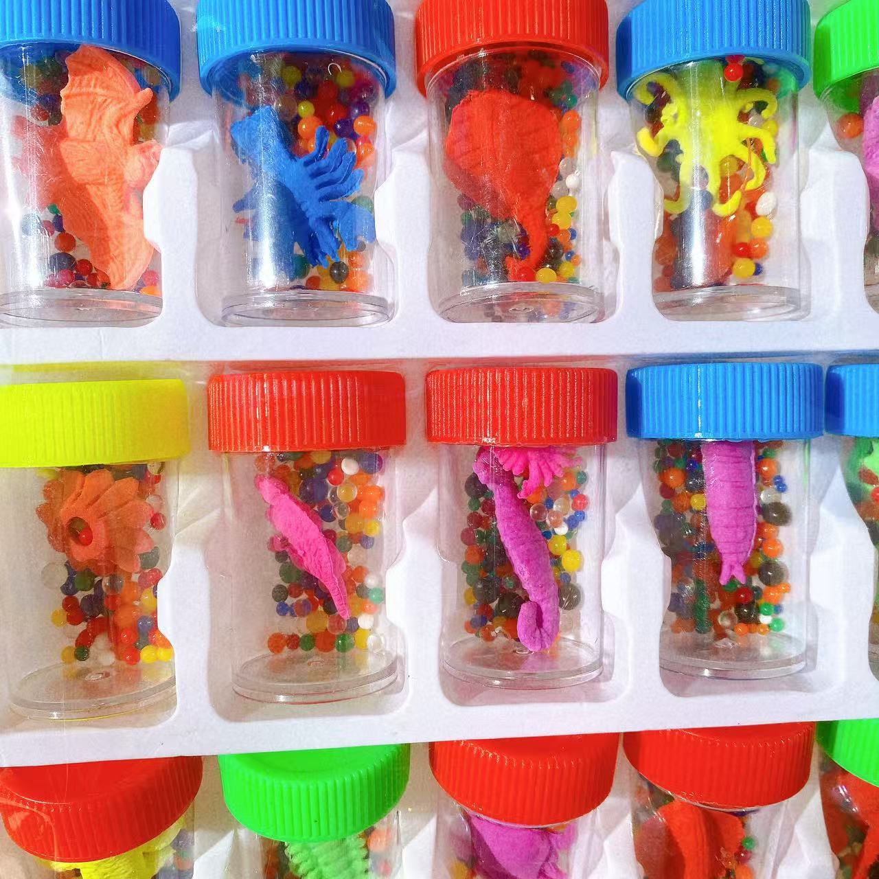 Remojar cuentas grandes, bebés marinos, perlas absorbentes, remojar animales grandes, juguetes de verano para niños, paneles colgantes de animales inflados 20 al por mayor