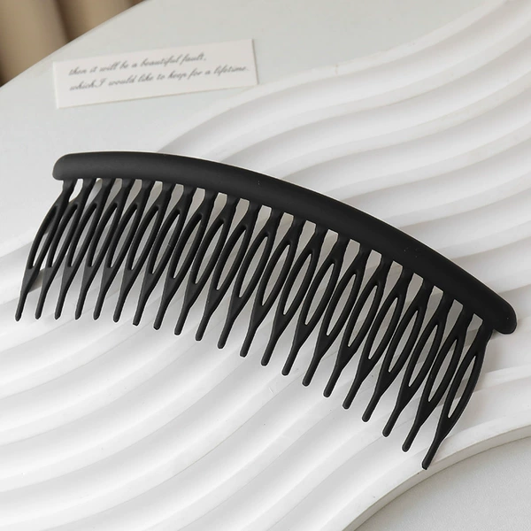 1#PC hair comb black-large size 21 teeth (large size suitable for hair with large volume)