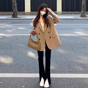 Pure Desire Style Suit Jacket Women's Spring and Autumn 2025 New Korean Style All-match High-end Sense Fried Street Clothes Fashionable Small Suit
