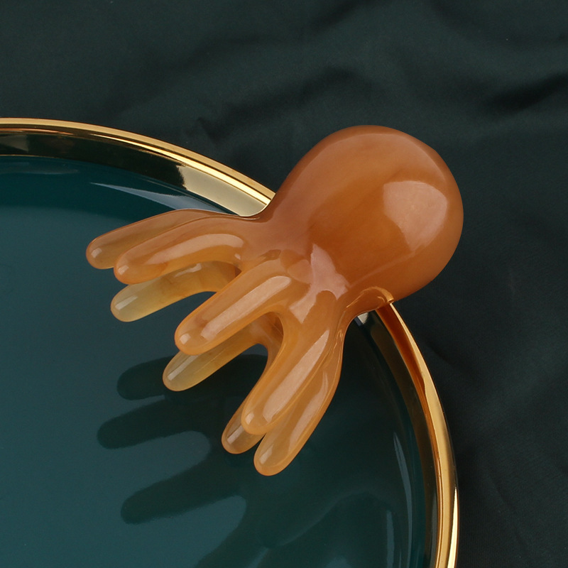 Pein de masaje de pulpo de ocho garras de cabeza masajeador de meridianos agarrar puntos de acupuntura