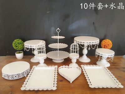 Decoración de mesa de postre soporte de exhibición bandeja de pastelería de postre comida fría pausa de té Mesa estante de la torta té de la tarde Merienda stand image 17