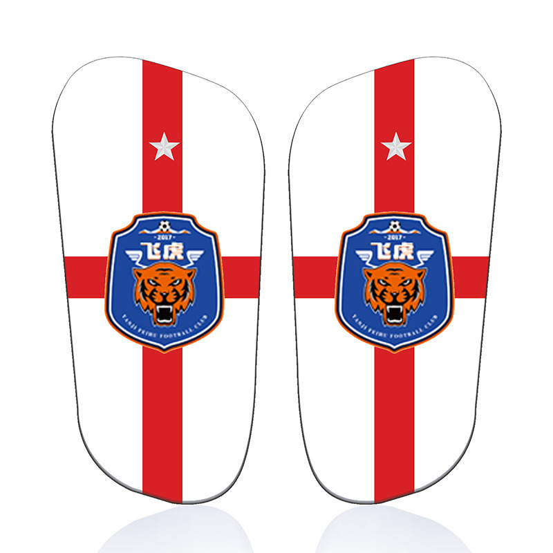 Tablero de piernas de fútbol de transferencia de sublimación 3D 2022 tema de la Copa del Mundo para adultos y niños equipo de protección de fútbol para personalizar