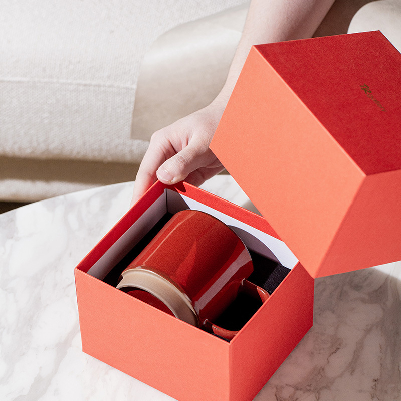 Taza de oficina Tao Run Hui, taza de café artesanal estilo retro, taza creativa y única, cerámica al por mayor de fábrica