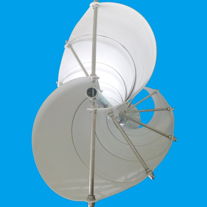 スパイラル型風力発電機 400W12/24V 太陽光街路灯用小型風力発電機|undefined