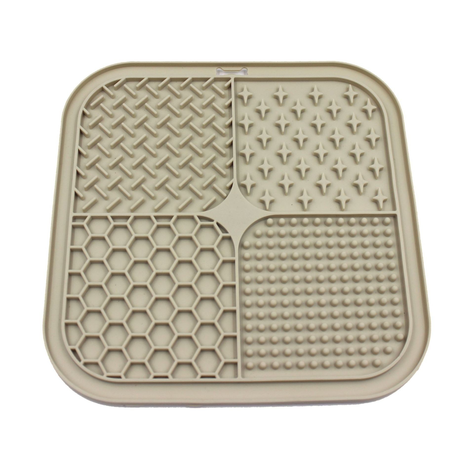 Tapete de Silicona para Mascotas, Popular en el Extranjero, para Alimentación Lenta, Suministros para Perros, Tapete para Lamer, Comedero para Gatos con Ventosa, Plato para Lamer para Perros