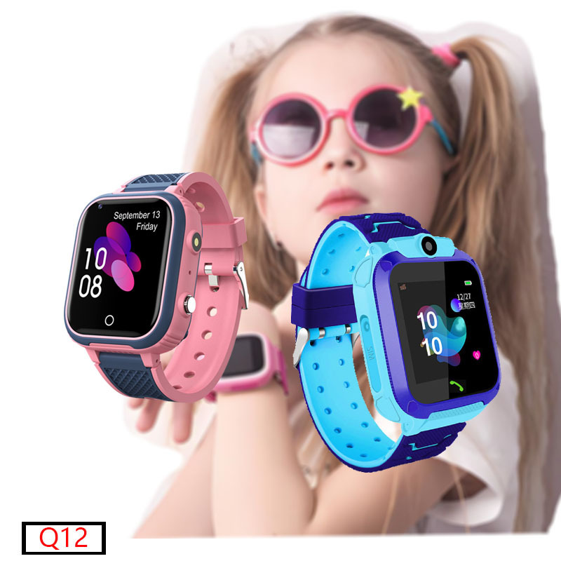Foreign trade cross-border goods pass 5 generation Q12 children's smart phone watch foreign trade positioning smart watch multi-language Foreign trade cross-border goods pass 5 generation Q12 children's smart phone watch foreign trade positioning smart watch multi-language