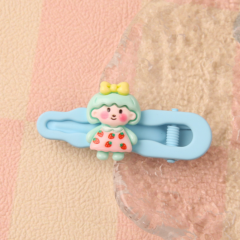 Primavera nueva historieta Sanrio oval metal horquilla linda chica dulce lado Bangs hairpin tocado