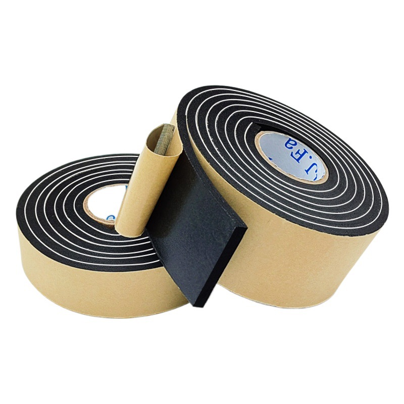 EVA mesa de cinta de esponja de un solo lado y silla antideslizante Mute tira de sellado puerta y ventana sellado anticolisión cinta de espuma insonorizada
