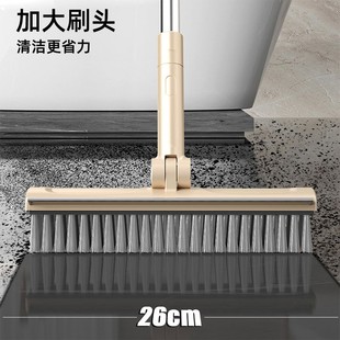 Floor brush toilet brush brush artifact toilet bathroom long handle wash no dead hard hair cleaning brush