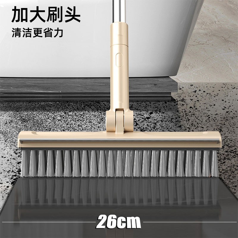 바닥 브러시 화장실 브러시 아티팩트 화장실 욕실 긴 손잡이 없음 죽은 각도 하드 헤어 클리닝 브러쉬