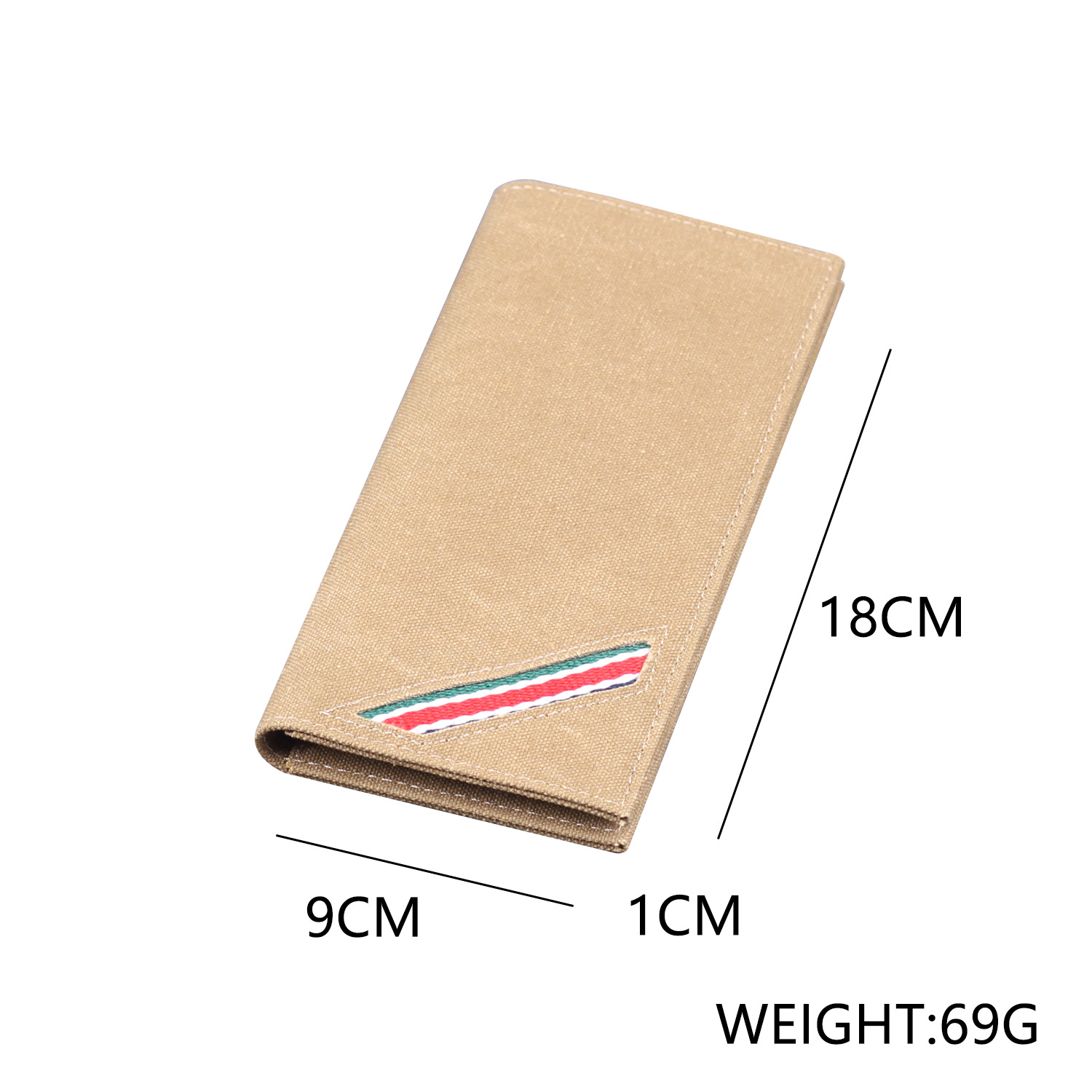 Canvas larga cartera de hombre simple cartera de hombre cartera delgada transfronteriza cartera de hombres cartera de mujeres