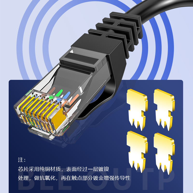 広網網網線家庭用超六類ギガビット超六類ルータコンピュータネットワークブロードバンド線cat6e完成品ジャンパー線|undefined