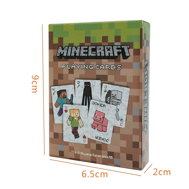 Minecraft игровой периферийные игральные карты детская настольная карточная игра покер праздничные карты игрушечные блоки