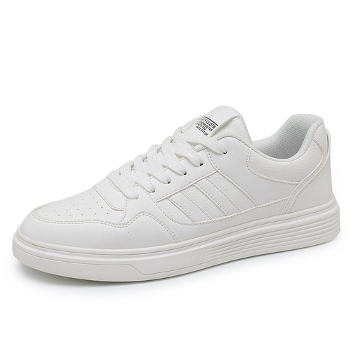 Men's Spring Breathable Low-Top White Shoes New Men's Casual Fashion Board Shoes Versatile Trendy Men's Shoes