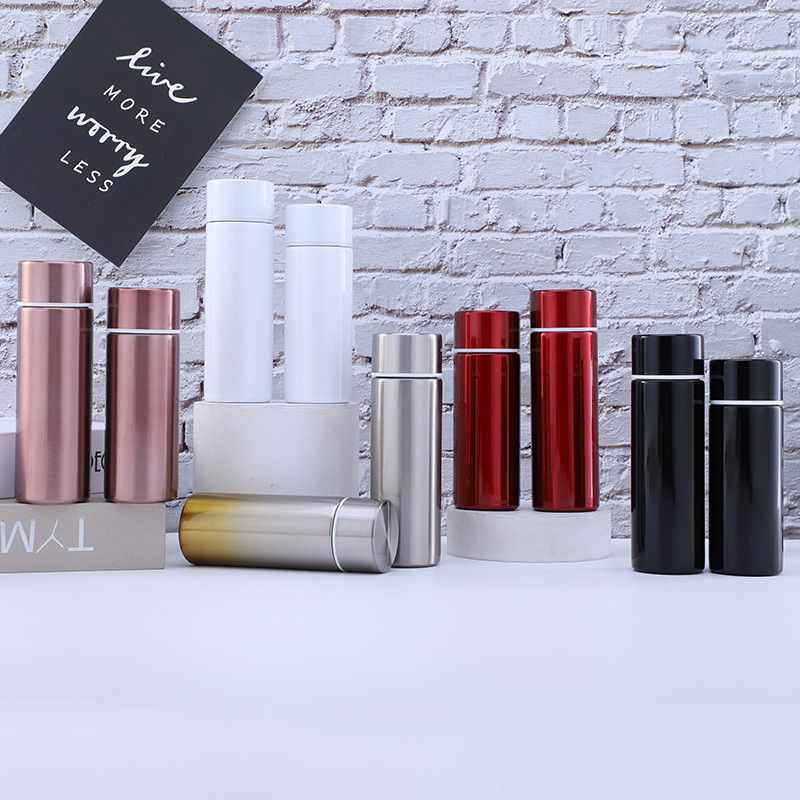 304不锈钢口袋保温杯迷你直身防狼杯礼品杯子可定logo便携保温杯