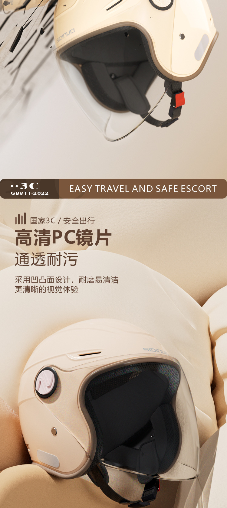 New National Standard 3C Certified Electric Vehicle Helmet