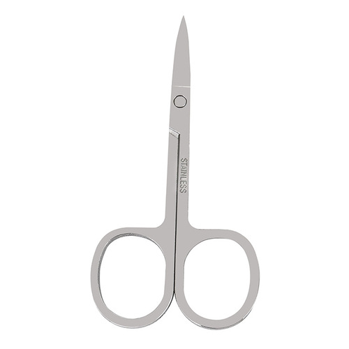 Eyebrow scissors sharp stainless steel scissors simple personal household small scissors pointed nose hair scissors makeup eyebrow scissors