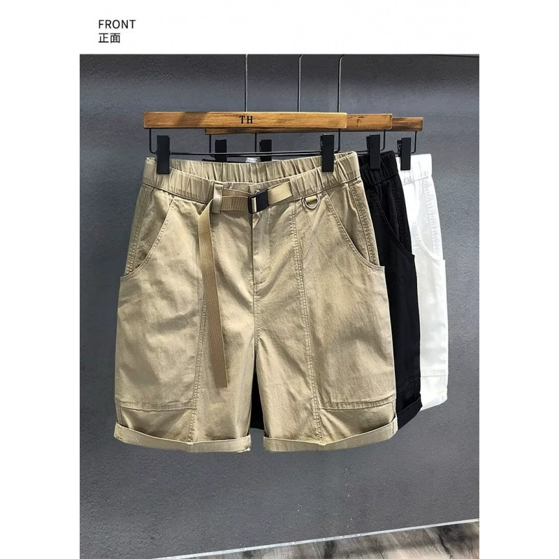 Tide, брюки для отдыха, летняя одежда, трендовые шорты, oversize, корейский стиль