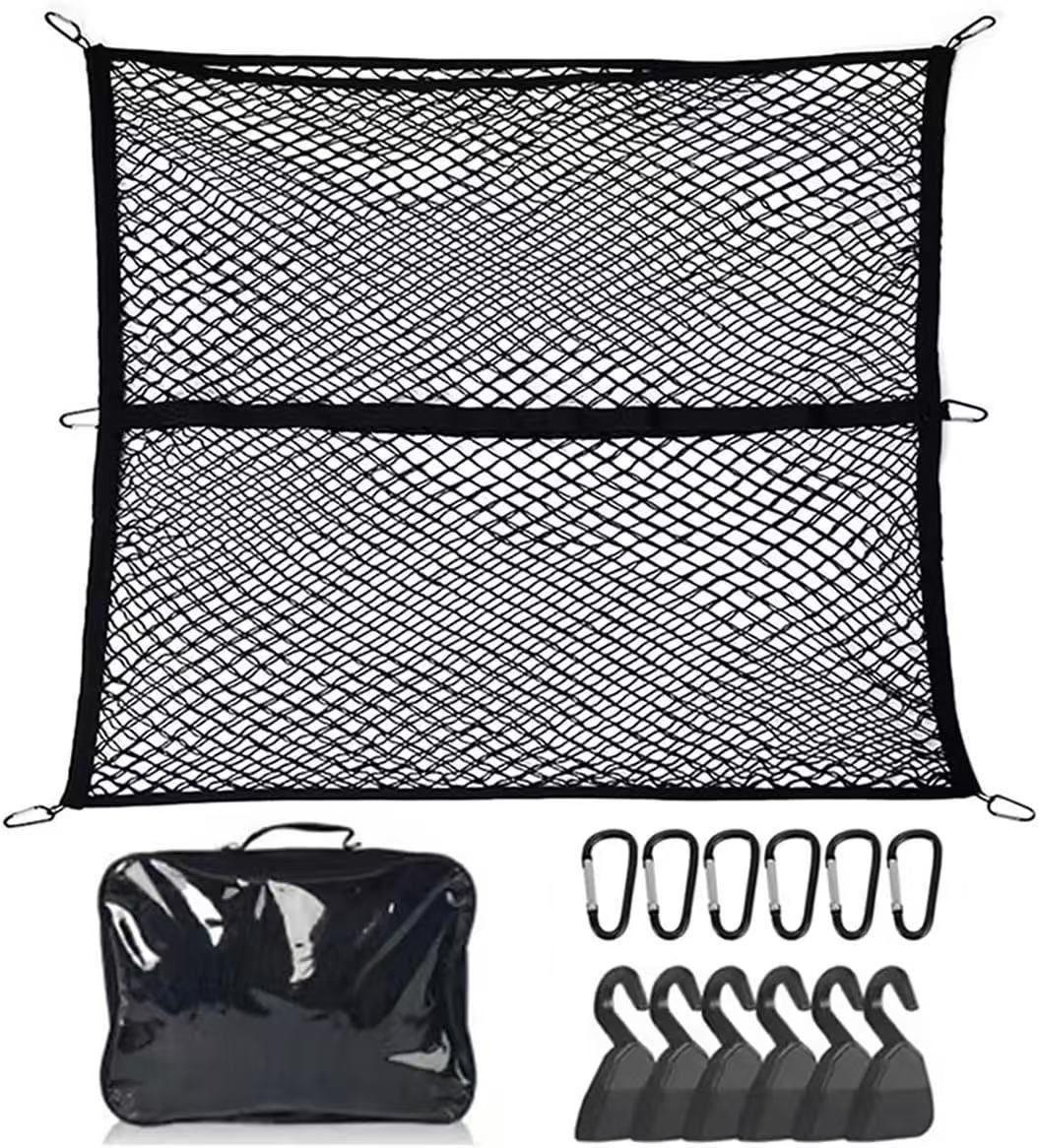 Tantu Raptor Red de equipaje de red elástica de carga fija bolsillo neto de coche