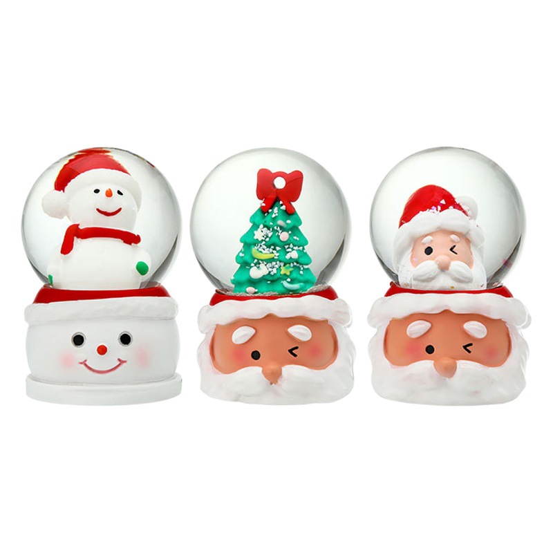 Regalos de Navidad Navidad Decoración de Navidad Bolas de vidrio de resina de Navidad Bolas de cristal