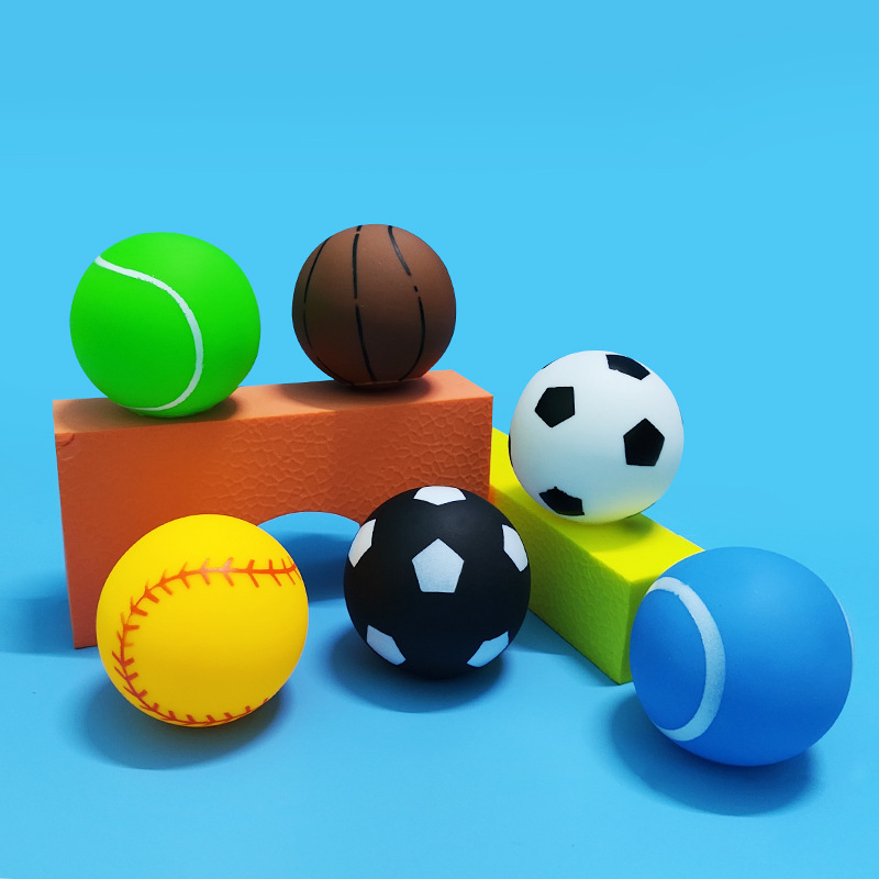 Children's Hollow Basketball Football Mini Pinch and Screaming Sound Decompression Hand Ball Creative Gift Kidsren's Toy