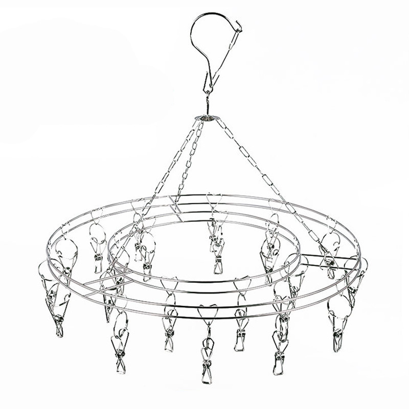 Stainless steel drying rack multi-clip socks drying disc drying rack multi-functional household underwear clip socks drying rack Stainless steel drying rack multi-clip socks drying disc drying rack multi-functional household underwear clip socks drying rack