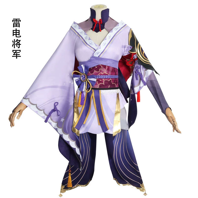 漫多 Genshin cos сервер Genshin Genshin Thunder General Thor Baal игровой анимационный костюм сладкие элементы