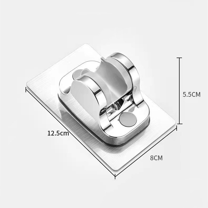 Base de soporte de ducha sin perforación, asiento fijo de ducha ajustable para baño, perforación de soporte de asiento de ducha