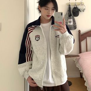 ��ʽ�ɐۿ�ͨӡ���l������Ů�ﶬС������oversize�WԺ�Lײɫ����