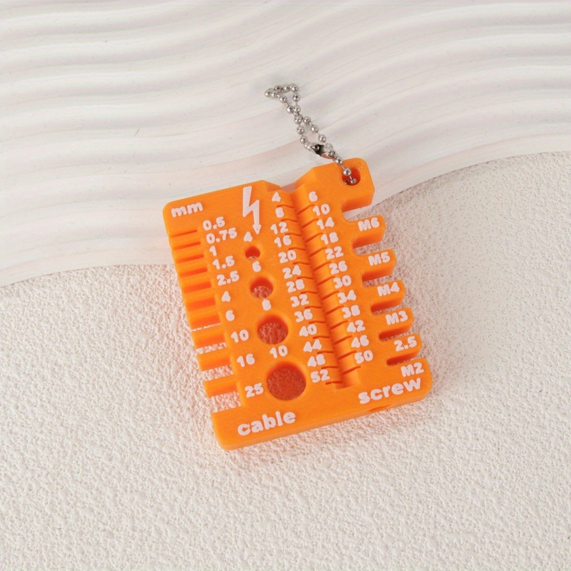 跨境热销3d打印Wire screw measuring tool 线材螺丝测量辅助工具|undefined