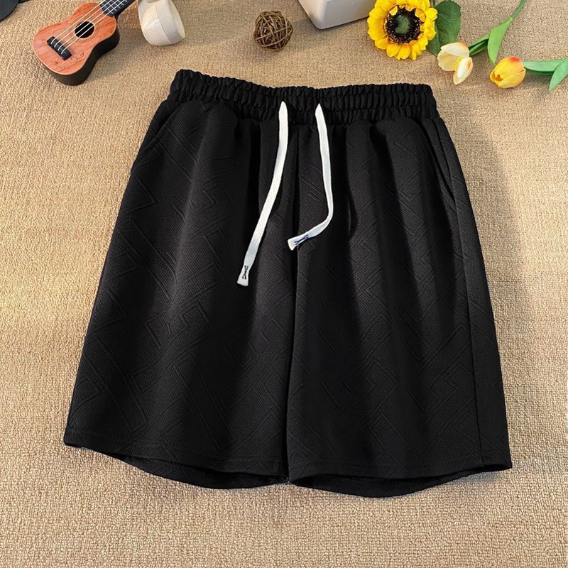 Men's Korean Style Stretch Shorts | Lightweight Breathable Athletic Casual 5-Pocket Shorts For Summer_viptrois.com