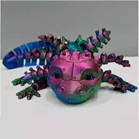 3D Print Механическая саламандра животных имитационная модель трансграничного взрыва подвижная шарнирная игрушка