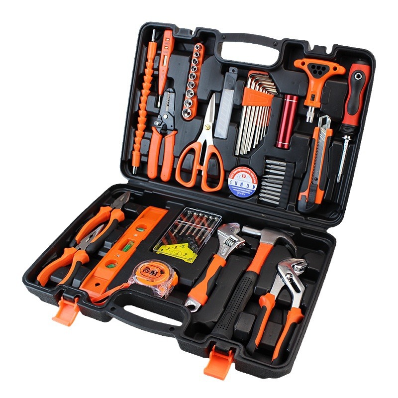Daybaisample traje caja de herramientas de acero al carbono coche portátil hardware Herramientas traje 603-51