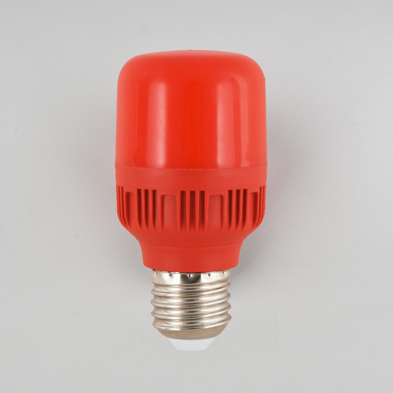 Bombilla de linterna led roja e27 boca de tornillo bombilla pequeña roja festiva Dios de la riqueza bombilla de Buda 3W5W burbuja de bola roja