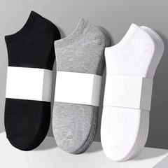 Socks for women spring and summer new socks men's thin boat socks invisible solid color shallow mouth sports sweat-absorbent breathable low-top socks