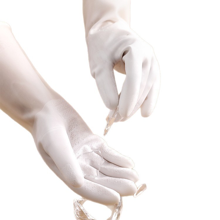 Guantes para Lavar Platos de PVC Impermeables y Engrosados para Cocina