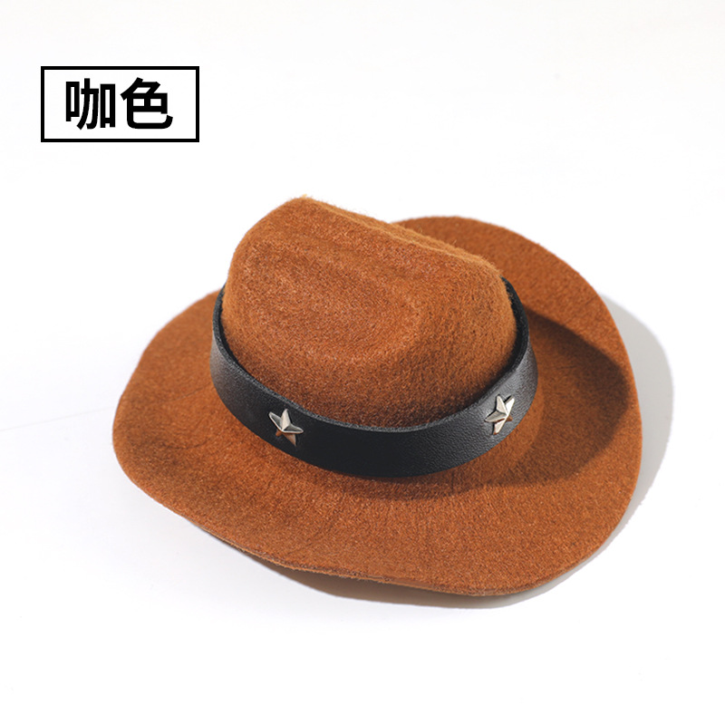 Weilai coche Nomi sombrero robot Denim hecho a mano DIY coche decoración interior es6 es8 cabeza Western Denim