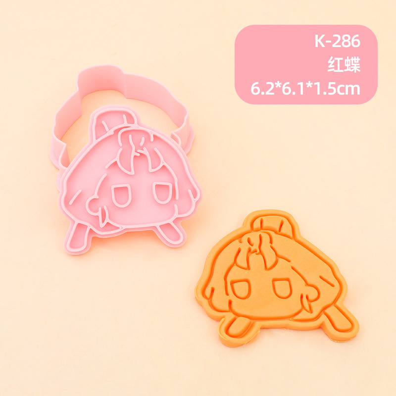 Juego de Moldes para Galletas 3D Personajes de Anime de Plástico para Repostería image 57