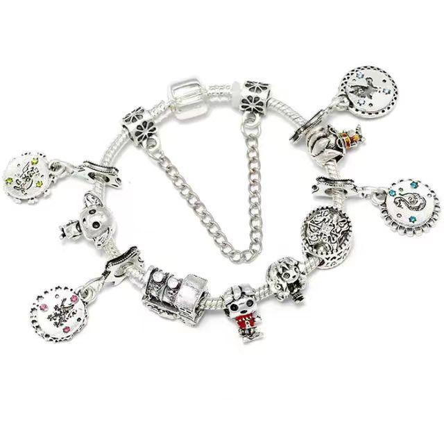 Panjia Diy de dibujos animados con cuentas encanto pulsera transfronteriza suministro directo de fábrica al por mayor Mickey Mouse pulsera