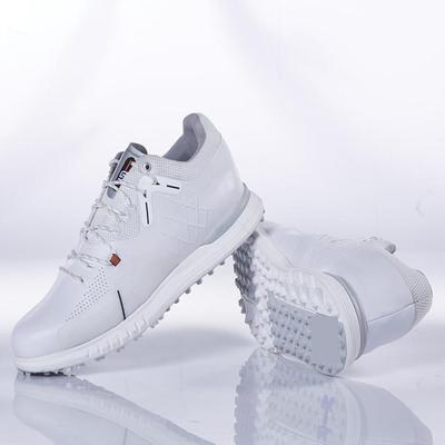 私人制防水舒适休闲高尔夫球鞋男运动鞋耐震碎钉底训练鞋系带|ru