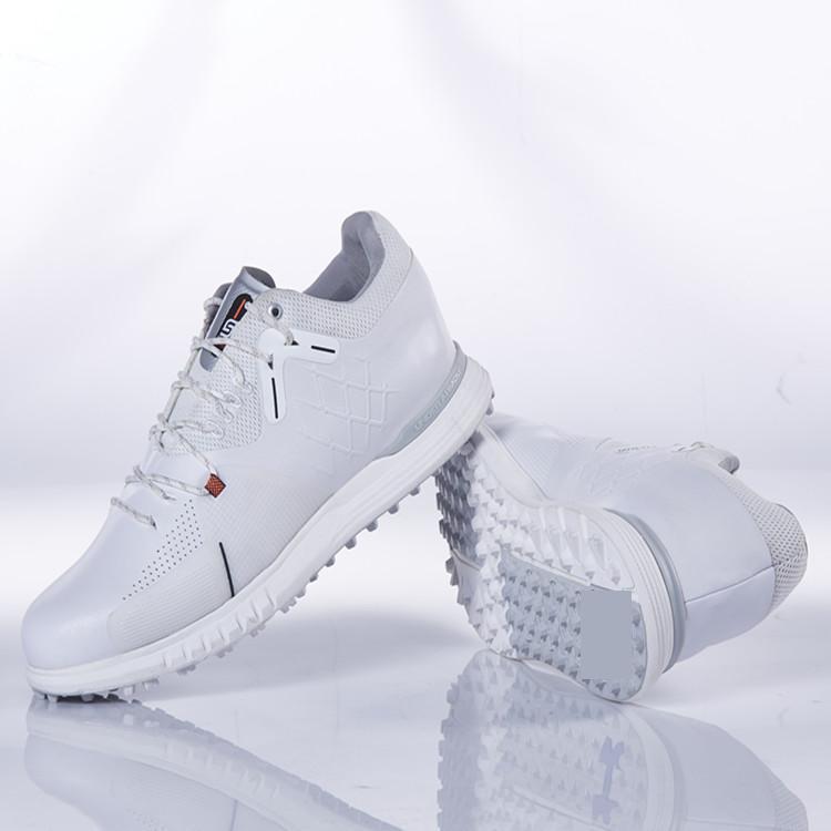 私人制防水舒适休闲高尔夫球鞋男运动鞋耐震碎钉底训练鞋系带|ru