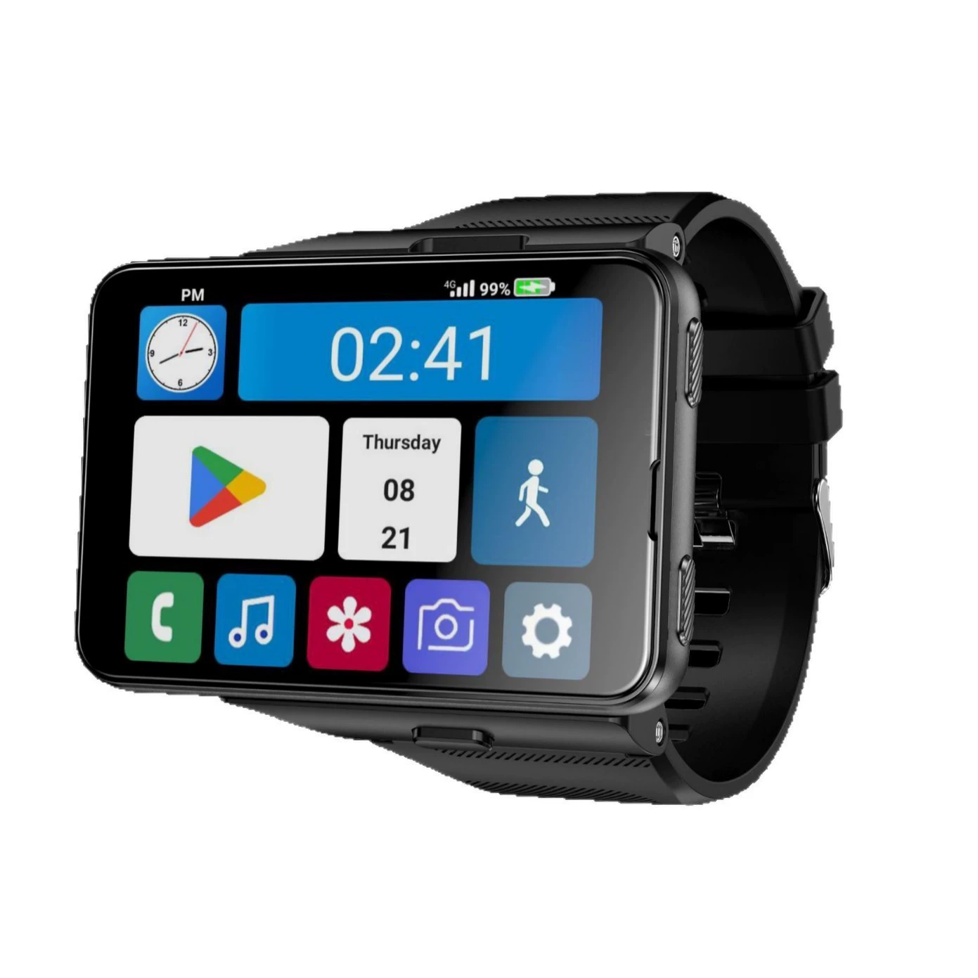 Браслет, 999 плюс, bluetooth, широкий экран, 4G, Android, отслеживает сердечный ритм, поддержка всех сетевых стандартов связи, 100