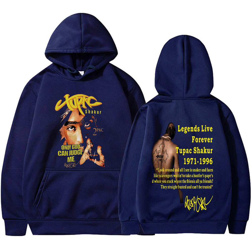 Rapper Tupac 2pac Shakur Hoodies Men's Women Clothing Hip Ho